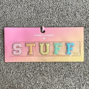 Stoney Clover “STUFF” sticker patches
